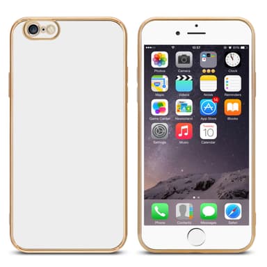 iPhone 6 PLUS / 6S PLUS silikondeksel case (hvit)