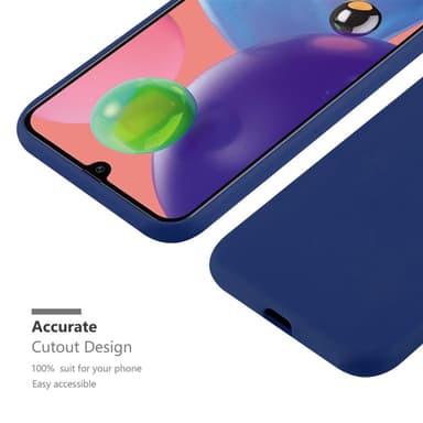 Deksel Samsung Galaxy A70 / A70s Silikon cover (blå)