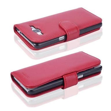 Samsung Galaxy GRAND PRIME lommebokdeksel case (rød)
