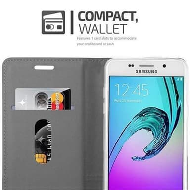Samsung Galaxy A5 2016 lommebokdeksel etui (grå)