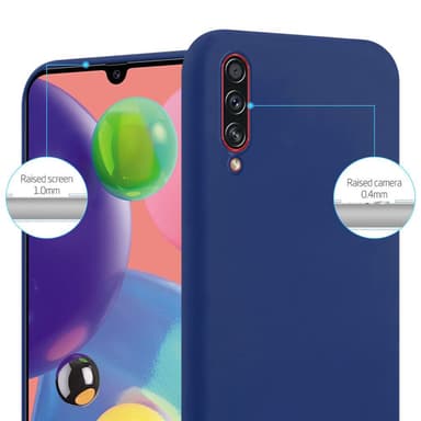 Deksel Samsung Galaxy A70 / A70s Silikon cover (blå)