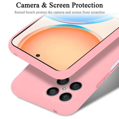 Honor X8 silikondeksel case (rosa)