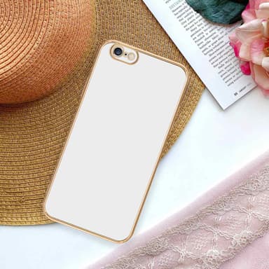 iPhone 6 PLUS / 6S PLUS silikondeksel case (hvit)