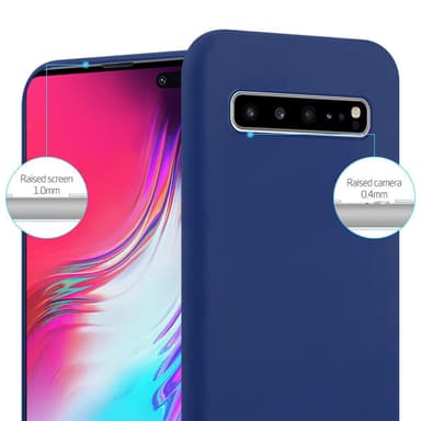 Deksel Samsung Galaxy S10 5G Silikon cover (blå)