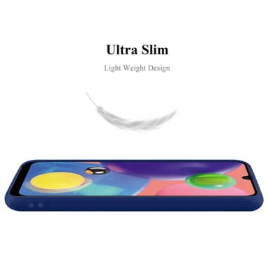 Deksel Samsung Galaxy A70 / A70s Silikon cover (blå)