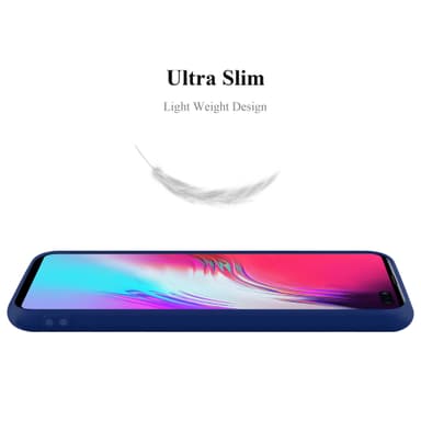 Deksel Samsung Galaxy S10 5G Silikon cover (blå)