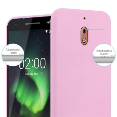Deksel Nokia 2.1 Silikon cover (rosa)
