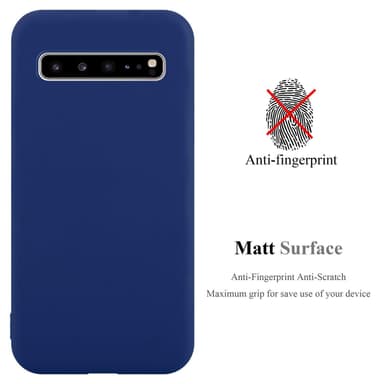 Deksel Samsung Galaxy S10 5G Silikon cover (blå)