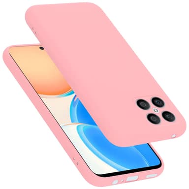 Honor X8 silikondeksel case (rosa)