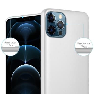 Deksel iPhone 12 / 12 PRO Case Cover (sølv)