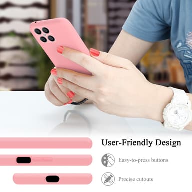 Honor X8 silikondeksel case (rosa)