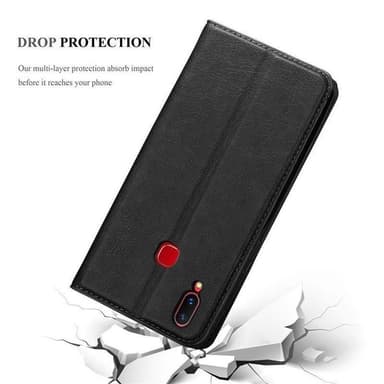 Vivo X21 lommebokdeksel case (svart)