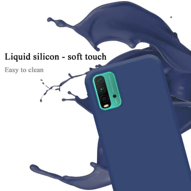 Xiaomi RedMi 9T / POCO M3 silikondeksel case (blå)