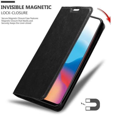 Vivo X21 lommebokdeksel case (svart)