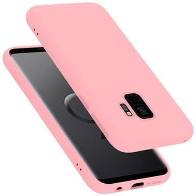 Samsung Galaxy S9 silikondeksel case (rosa)