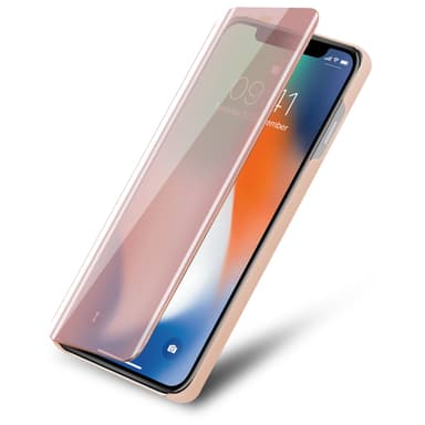iPhone X / XS lommebokdeksel etui (rosa)