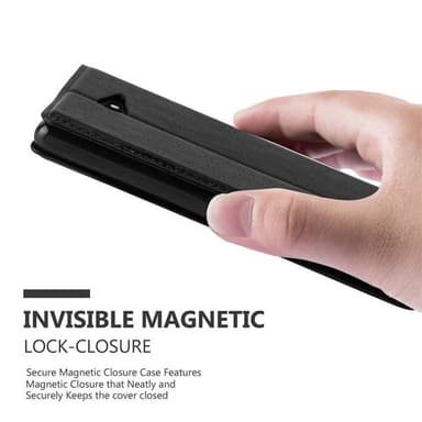 Sony Xperia M2 / M2 AQUA lommebokdeksel case (svart)