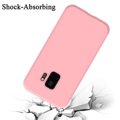 Samsung Galaxy S9 silikondeksel case (rosa)