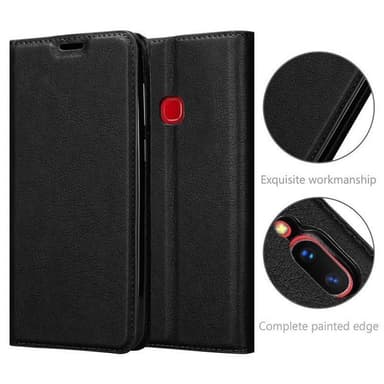 Vivo X21 lommebokdeksel case (svart)