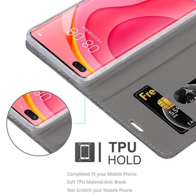 Huawei NOVA 7 PRO 5G lommebokdeksel etui (grå)