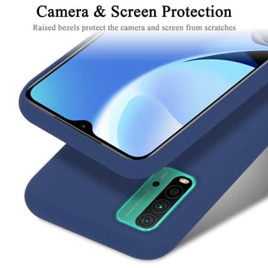 Xiaomi RedMi 9T / POCO M3 silikondeksel case (blå)
