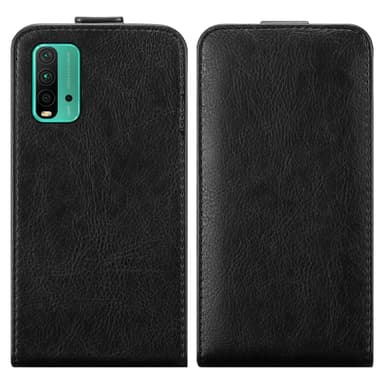 Xiaomi RedMi 9T / POCO M3 deksel flip cover (svart)