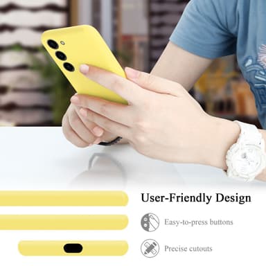Samsung Galaxy S24 silikondeksel case (Gul)