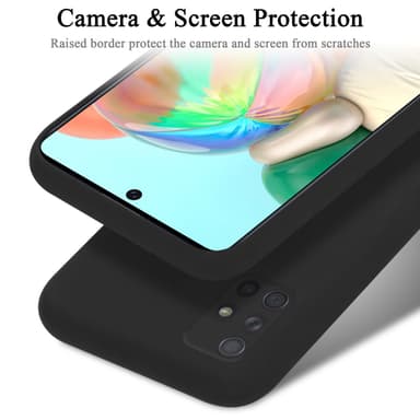 Samsung Galaxy A51 4G / M40s silikondeksel case (svart)