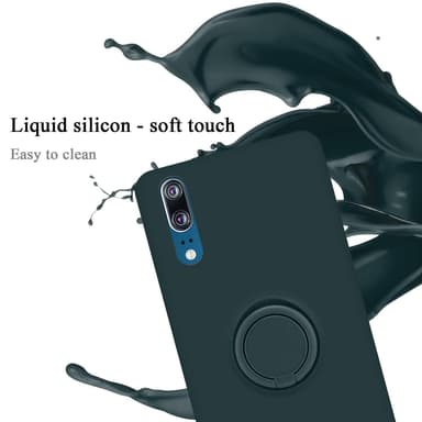 Deksel Huawei P20 Ring Case (grønn)