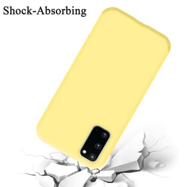 Samsung Galaxy S20 silikondeksel case (gul)