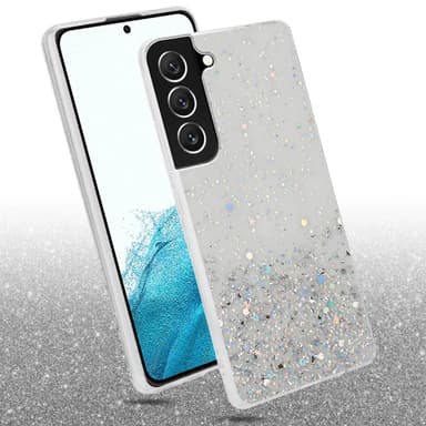 Samsung Galaxy S22 Silikondeksel Glitter