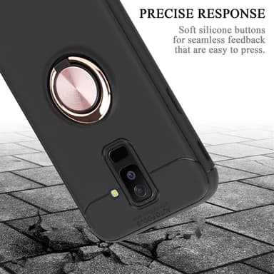 Samsung Galaxy A6 PLUS 2018 silikondeksel cover (svart)
