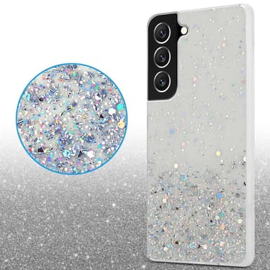 Samsung Galaxy S22 Silikondeksel Glitter