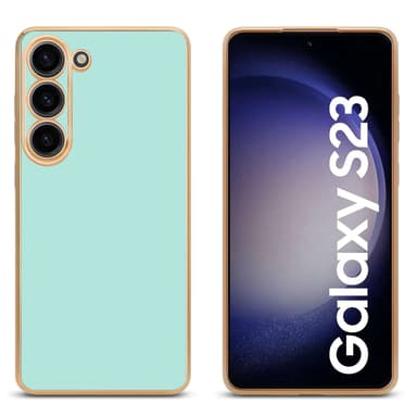 Samsung Galaxy S23 silikondeksel case (Grønn)