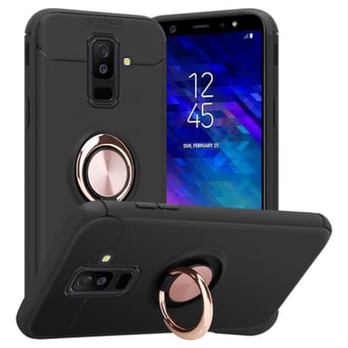 Samsung Galaxy A6 PLUS 2018 silikondeksel cover (svart)
