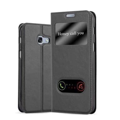 Samsung Galaxy A3 2017 lommebokdeksel cover (svart)