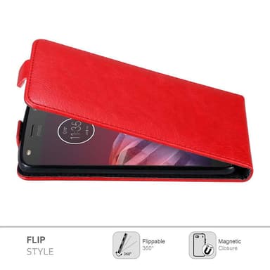 Motorola MOTO Z2 deksel flip cover (rød)