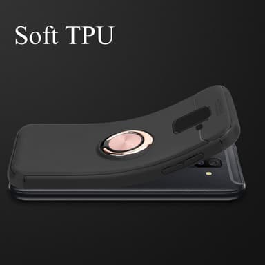 Samsung Galaxy A6 PLUS 2018 silikondeksel cover (svart)