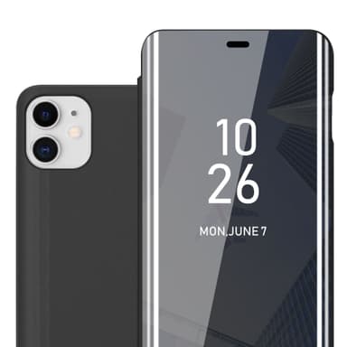 iPhone 11 lommebokdeksel etui (svart)