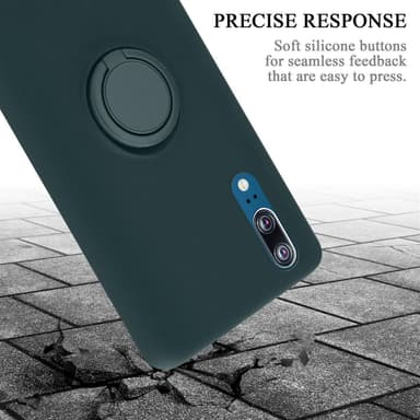 Deksel Huawei P20 Ring Case (grønn)