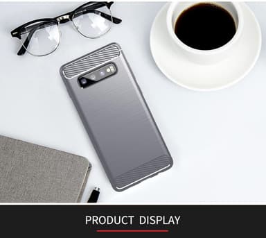 Deksel Samsung Galaxy S10 4G ultra slim (grå)