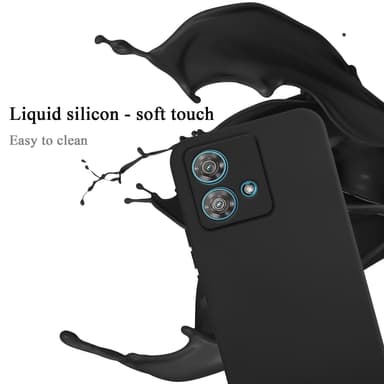 Motorola Edge 40 Neo silikondeksel case (svart)