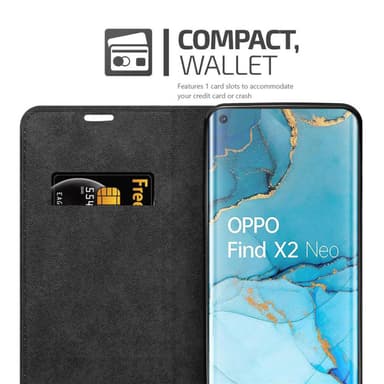 Oppo FIND X2 PRO lommebokdeksel case (rød)