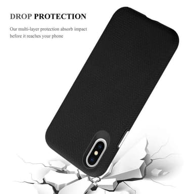 iPhone X / XS Deksel Case Cover (svart)