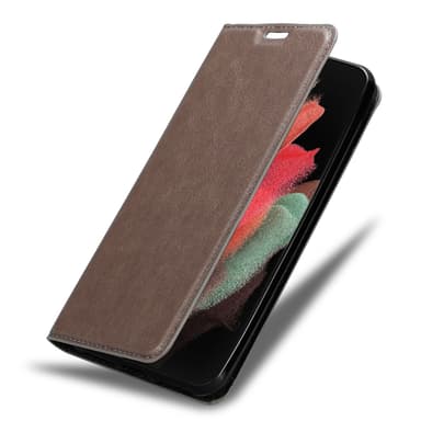 Samsung Galaxy S22 ULTRA lommebokdeksel case (brun)