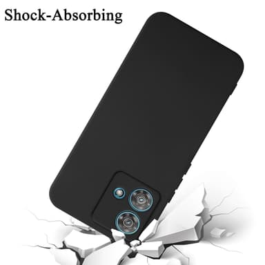 Motorola Edge 40 Neo silikondeksel case (svart)