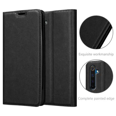 Realme 6 PRO lommebokdeksel case (svart)