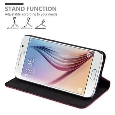 Samsung Galaxy S6 lommebokdeksel case (rød)