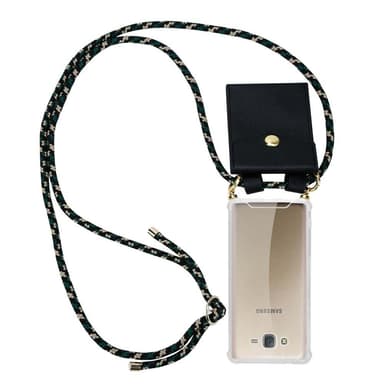 Samsung Galaxy J7 2015 Deksel med Halskjede (brun)