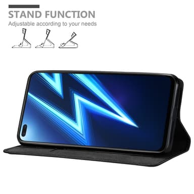Realme 6 PRO lommebokdeksel case (svart)